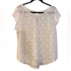 STYLUS White‎ Lace Blouse